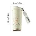 thumbnail image 3 of TIMIFIS Stainless Steel Mug Coffee Thermal Mug Multi-Color Optional Spray Plastic 304 Stainless Steel Mug Portable Car Carrying Coffee Mug Student Walking Mug Coffee Cups, 3 of 6