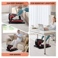 thumbnail image 6 of 2025 Under Desk Elliptical Machine, Electric Ellipse Leg Exerciser Pro with 16 Adjustable Speed, Quiet and Fully Assembled with Control & Non-Slip Foot Straps White New, 6 of 7