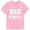 shirts for girls clearance-Pink, variant on RTKFRFLM Big Sister Graphic Tee Top for Girls Fashion Casual Letter Print Short Sleeve Round Neck T-Shirt Sibling Theme Summer Cotton Clothes Toddler & Youth Fashionable Comfort Tee Shirt