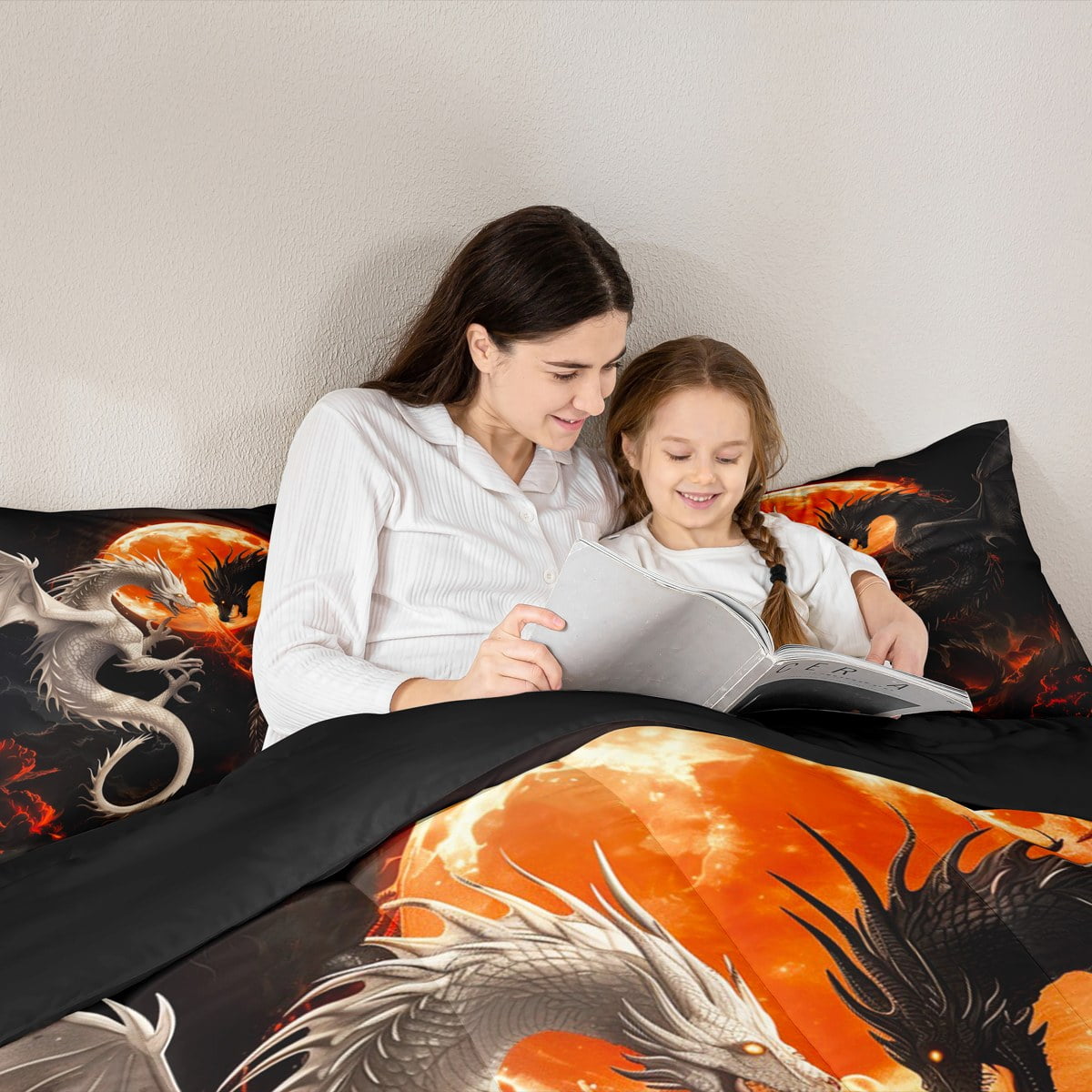 Feelyou Volcano Duvet Cover Volcanic Eruption Bedding Set Fire Mountain Comforter Cover for Boys Girls Women Men Bedroom Decor Natural Disaste並行輸入 : Feelyou Volcano Duvet Cover Volcanic Eruption Bedding