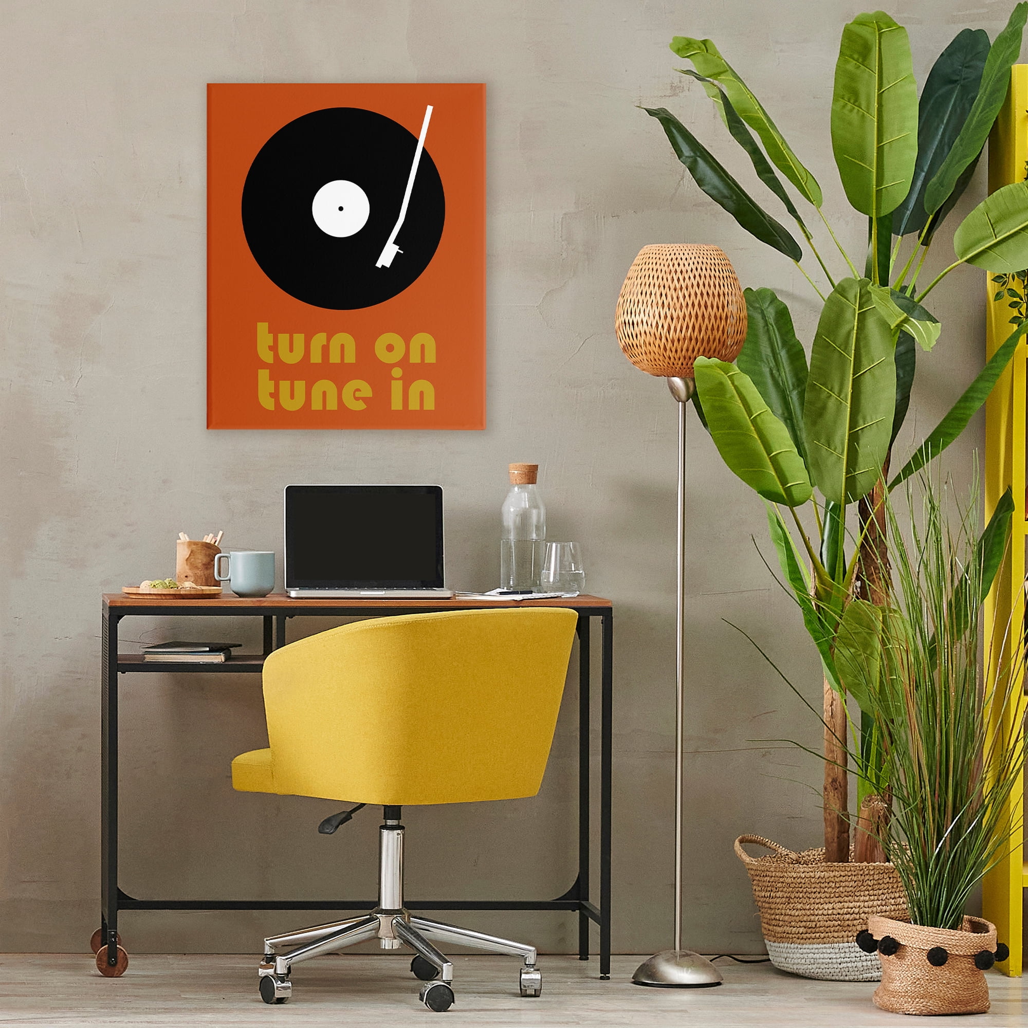 Stupell Industries Turn On Tune In Canvas Wall Art, design by Tom Quartermaine