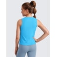 thumbnail image 2 of CRZ YOGA Girls Cloudweight Athletic Tank Tops Hip Length Active Dance Casual Sleeveless Kids, 2 of 7