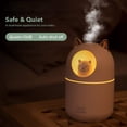 thumbnail image 2 of Cat Humidifier Cool Mist Humidifier for Home,Cute Cat Night Light for Bedroom Essential Pure Air for Baby Room,Easy Clean Quiet Operation Automatic Shut-off 300ML (Green), 2 of 8