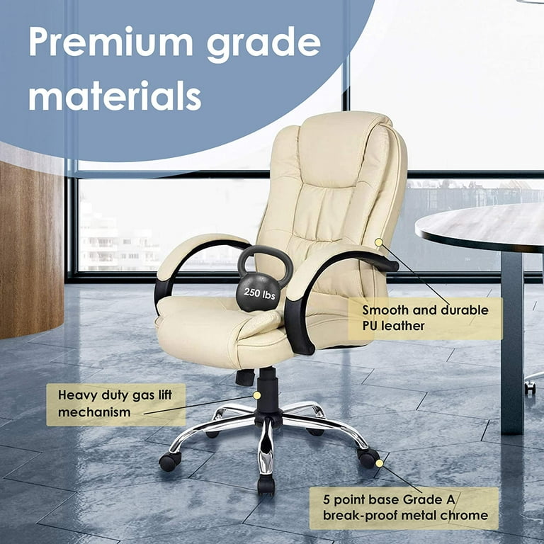 Halter Large Computer Desk Chair Ergonomic Swivel Chairs Leather