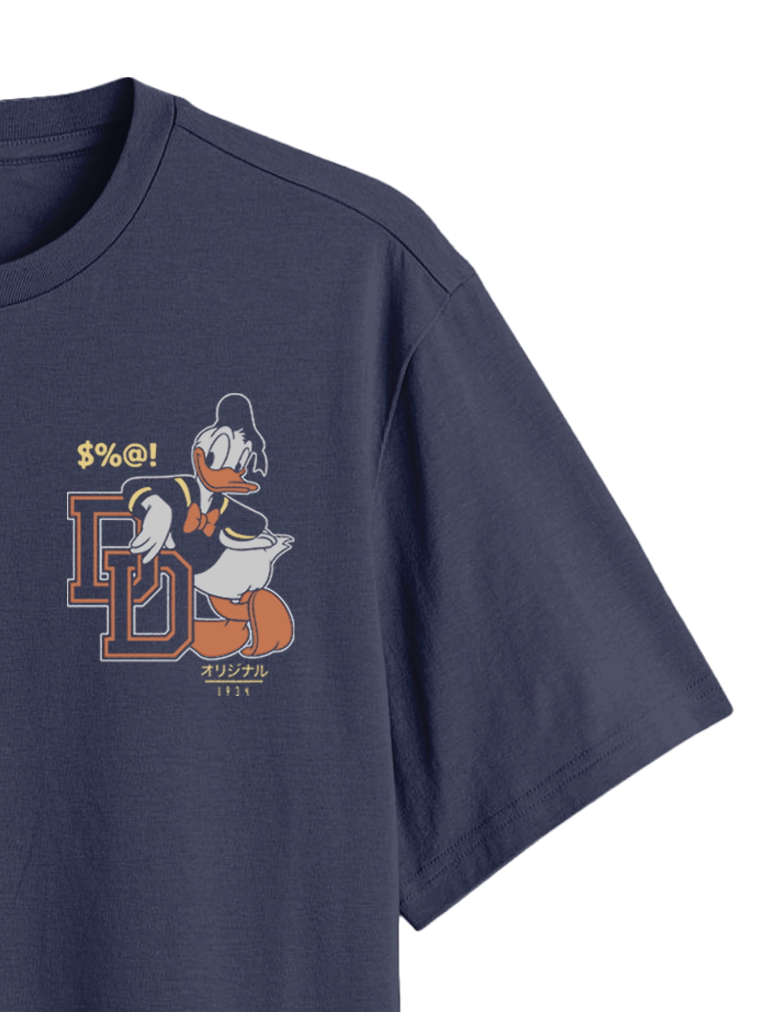 Disney, Mens Graphic Tee, Donald Duck Collegiate, Sizes S-3XL