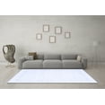 thumbnail image 3 of Ahgly Company Machine Washable Indoor Square Solid Blue Modern Area Rugs, 6' Square, 3 of 4