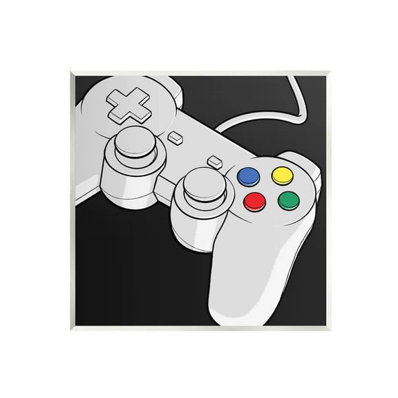 Stupell Industries Video Gaming Controller Graphic Art Unframed Art Print Wall Art, Design by Marcus Prime