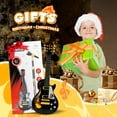 thumbnail image 2 of HopeRock Kids Toy Guitar for Toddlers Ages 3 4 5 6 Years, Cool Black Toy Guitar Set with Microphone And Adjustable Stand, Musical Instrument Christmas and Birthday Gift for Boys Girls., 2 of 7