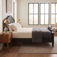 thumbnail image 3 of Home Design Hinton Queen Platform Bed Frame, Solid Wood Construction, Black, 3 of 9