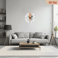 thumbnail image 6 of Minimalist Wooden Pendulum Wall Clock, Modern Scandinavian Design with Neutral Tones, Unique Timepiece for Living Room & Office, Ideal for Minimalist Home Decor Enthusiasts, 6 of 7