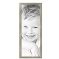 thumbnail image 2 of ArtToFrames 12" x 32" Silver Compo Dark Wash Picture Frame, 12x32 inch Silver Wood Poster Frame (WOM-5227), Pack, 2 of 7