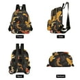 thumbnail image 4 of FORMRS Mini Backpack Purse for Women Travel Daypack Casual Shoulder Bag, Black Fish Pattern, 4 of 7