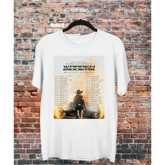 Warren Zeiders This Is A Tour About Relapse Lies Betrayal T Shirt Size S-5XL ET1