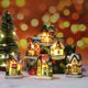 thumbnail image 3 of Farfi Decoración de Navidad resina LED resina iluminada para la estatuilla de la muñeca de Navidad DIY para el dormitorio Farfi 21052173, 3 of 6