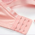 thumbnail image 3 of Corset Bra Women Bra Wire-Free Underwear Pullover Bra Everyday Underwear V-Neck Pullover Bra Feature Hook and Eye Closure Training Bra Style Y-533 , Pink-a 40, 3 of 5