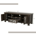 thumbnail image 2 of Gymax 55'' Retro TV Stand Media Entertainment Center w/ Mirror Doors & Drawer Brown, 2 of 10