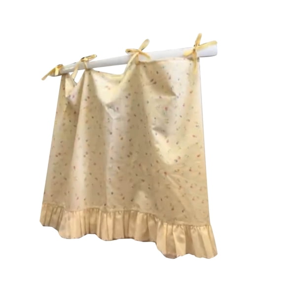 Oven Skirt Curtain with Pockets Handmade Oven Skirts Modern Farmhouse Kitchen Ribbon Ties Tabs & Ruffled for Dishwashers Washing Machines & Ranges Hide Clutter Curtain Happy 2026!