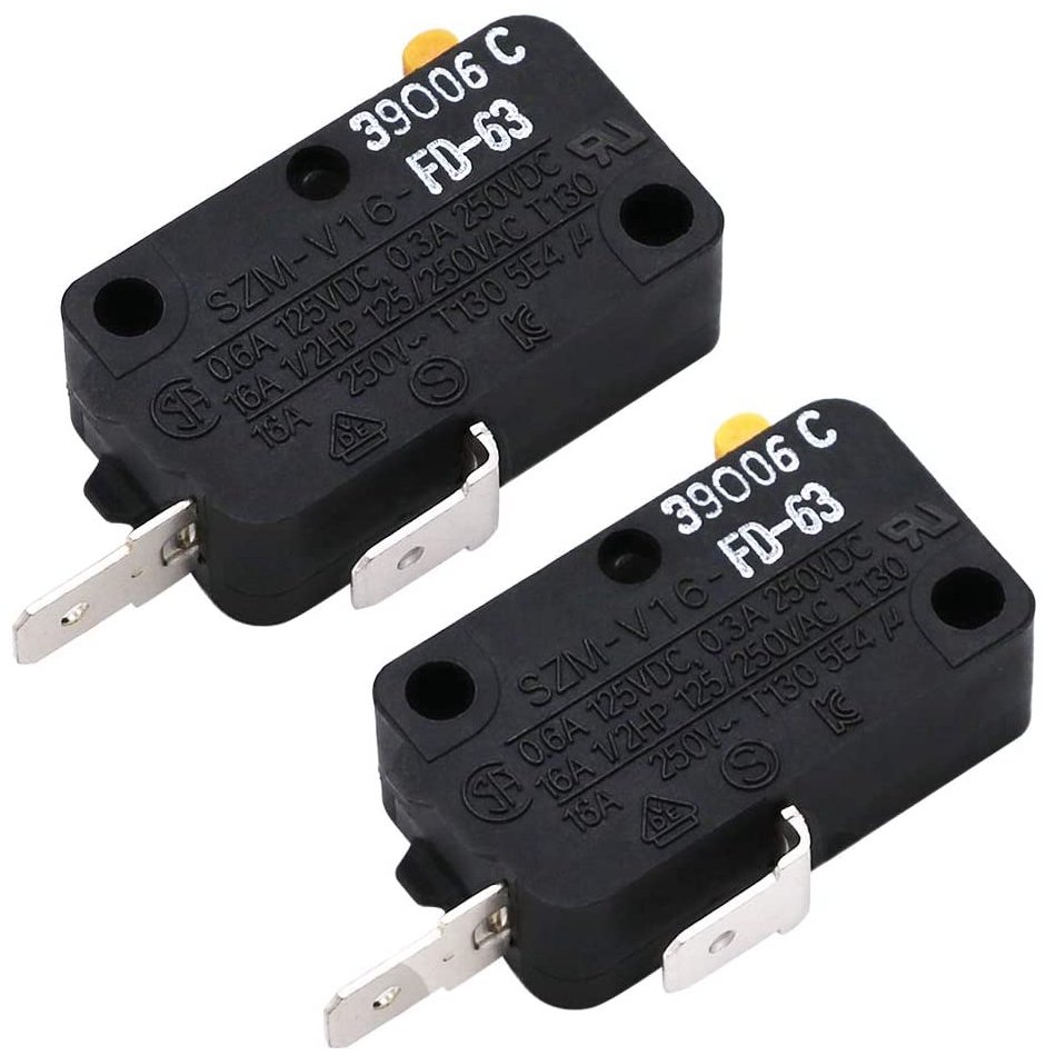 Primeswift SZMV16FD63 Microwave Door Switch Replacement for LG GE