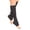 Black, variant on Zippered Compression Stockings, Black, S/M