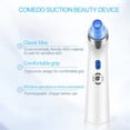 thumbnail image 3 of Vogacara Extractor de vacío de espinillas recargable por USB eléctrico, herramienta de eliminación de acné facial, suministros personales para el Cuerpo del baño Blanco azul, 3 of 6