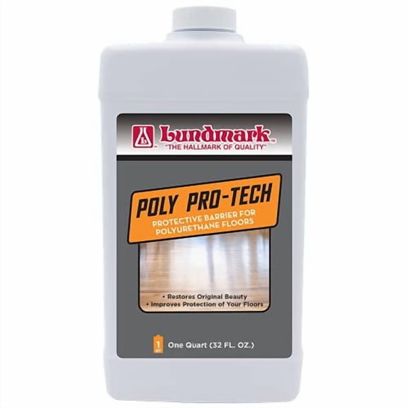 Lundmark Poly-Pro Tech, Protective Barrier for Polyurethane Floors, 32-Ounce, 3228F32-6, Clear (LUN-3228F32-6)