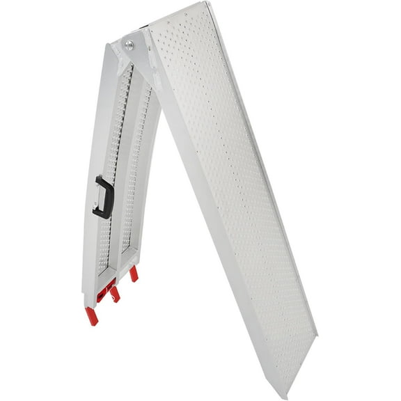 munirater 1 PCS 550LBS 88.6 x 11 Inches Load-Bearing Aluminum Loading Ramp, Motorcycle Ramp for Lightweight ATV UTV, Dirt Bikes, Tractors, Town Motors, Snow Blowers Pickup, etc