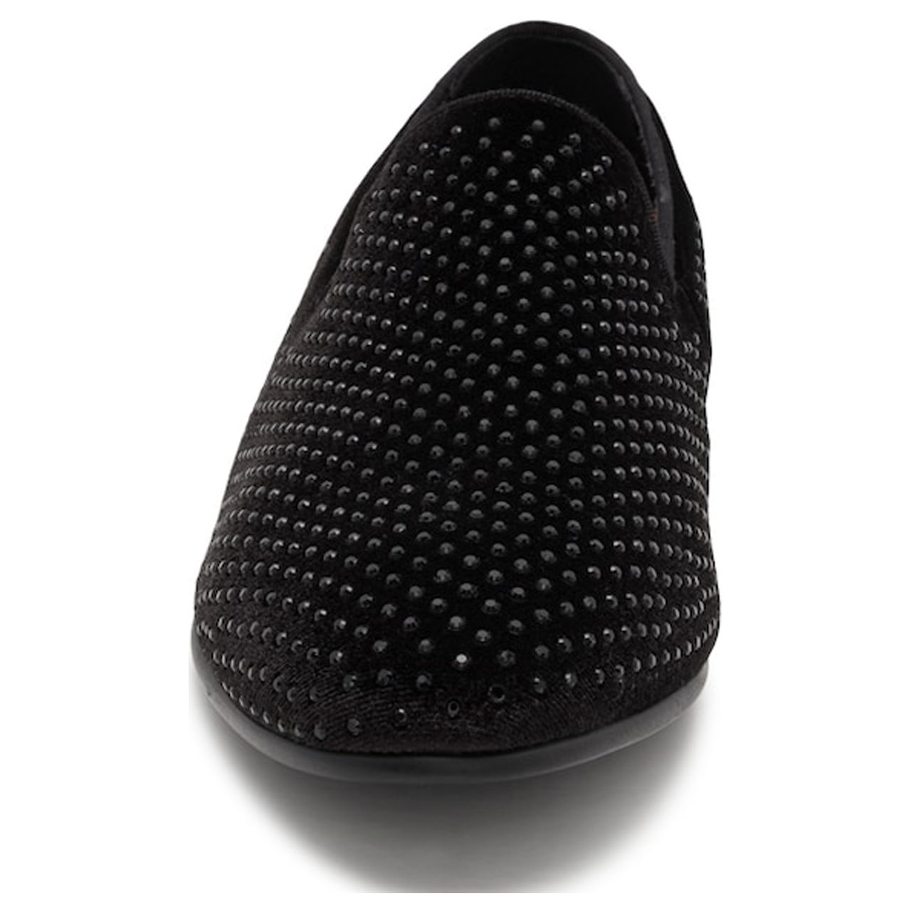 Mix No. 6 Men’s Size 9 Black Haigen Rhinestone Loafer NEW Mix No. 6 Haigen Loafers Shoes Formal Dress Velvet Black  main image 4