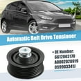 thumbnail image 2 of Accesorio de montaje del tensor de la correa de transmisión, polea tensora No.6612003170/A0002020919/059903341J para Jeep Grand Cherokee 2014-2019, Metal negro, 2 of 7