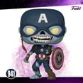 thumbnail image 3 of Funko Pop Capitán América Zombie #941 Marvel What If Funko Capitán América Zombie, 3 of 6