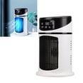 thumbnail image 4 of Climatiseur de Bureau, Ventilateur Refroidisseur d'Air Portable, Ventilateur à Pulvérisation Humidifiante avec Lumière Ambiante, 6 Réglages, Purification Multi-Filtre, Alimenté par USB, Fonction de Minuterie, Refroidissement Rapide, 4 of 8