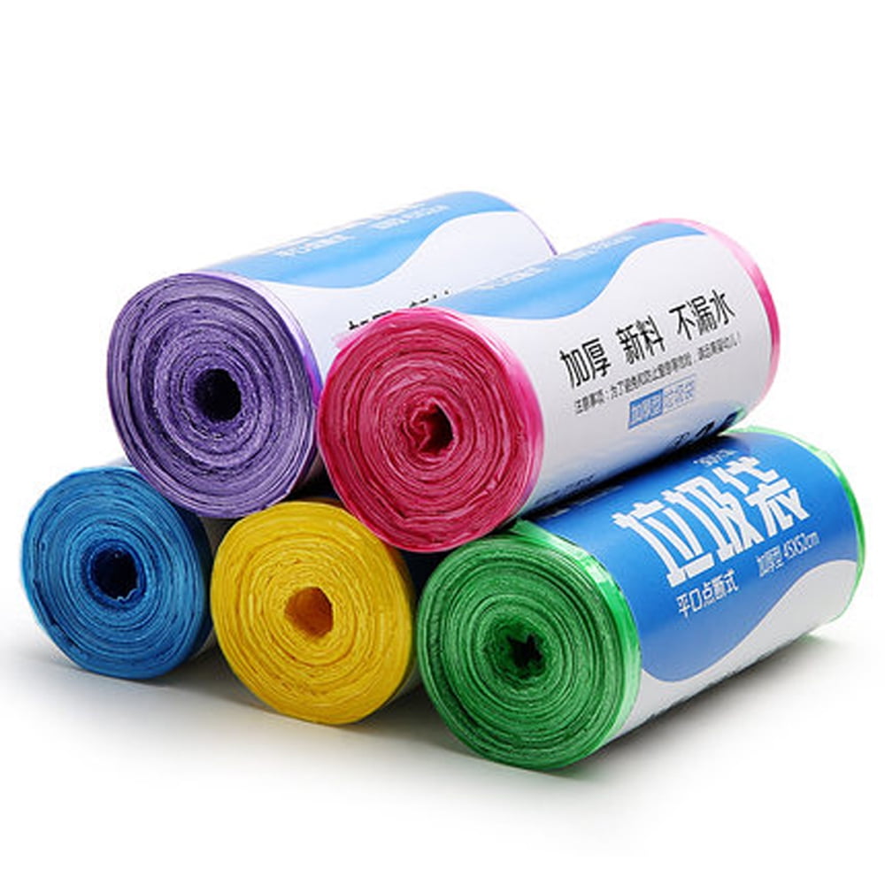 20Pcs/Roll Disposable Thickening Garbage Bag Colored Trash Bags Rubbish