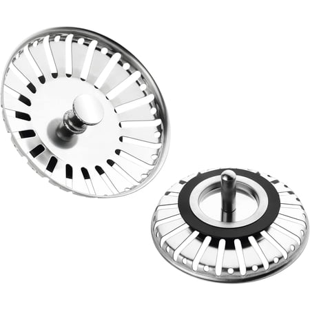 JOYWE 2 Packs Kitchen Sink Strainer, Sink Strainer Stopper Filter ...
