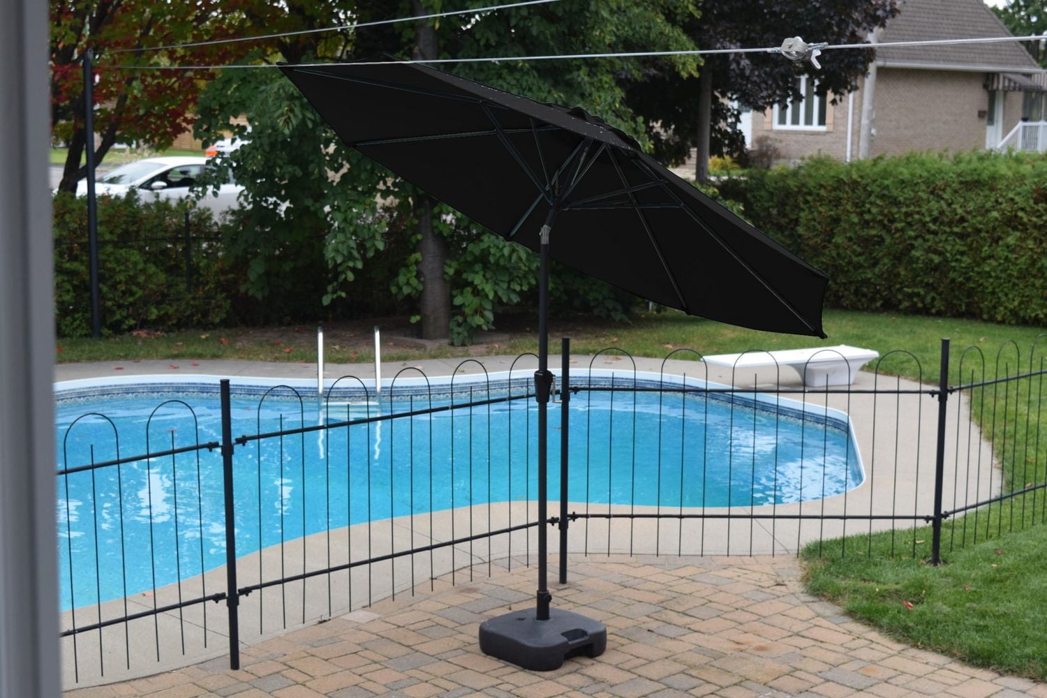 Parasol en toile octogonal  8,5'