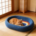 thumbnail image 1 of Cama rascadora para gatos, almohadilla rascadora suave, cómoda y versátil que ahorra espacio, transpirable, para cachorros y mascotas., 1 of 8