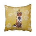 thumbnail image 1 of RYLABLUE fox retro fox little bird Pillowcase Pillow Cover 20x20 inches, 1 of 1