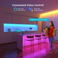 thumbnail image 2 of Lepro 16.4ft  Smart Led Strip Light for Room ,5050 RGB Led Lights for Bedroom with App Control Remote, Music Sync Color Changing Lights for Room Party, 2 of 8