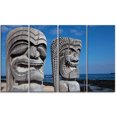 thumbnail image 2 of Hawaiian Tiki Gods - Oversized Landscape Canvas Art, 2 of 3
