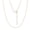 Gold, variant on Box Chain for Men or Necklace for Women by Ginger Lyne 925 Sterling Silver 18-20 Inch Adjustable 1mm Width - Silver