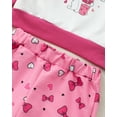 thumbnail image 6 of 6 Months Baby Girls Clothes 12 Months Girls Fall Winter Pant Set Infant Girls Long Sleeve Round Neckline Top Pants 2PCS Outfits Set Pink, 6 of 7