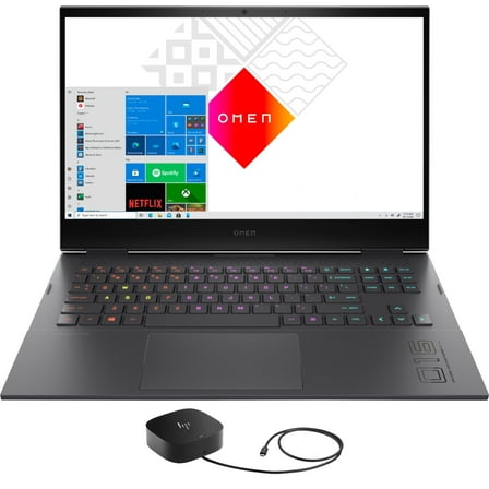 HP OMEN 16 Gaming/Entertainment Laptop (AMD Ryzen 7 5800H 8-Core, 16.1in 144Hz Full HD (1920x1080), NVIDIA GeForce RTX 3050 Ti, 64GB RAM, 2TB m.2 SATA SSD, Win 10 Pro)