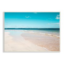 Stupell Industries Vivid Blue Panoramic Sky Sandy Beach Coast Photograph Unframed Art Print Wall Art, Design by Danita Delimont