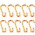 thumbnail image 2 of 10 Pcs Mousqueton à Ressort en Alliage d'Aluminium, Crochet à Ressort pour Bouilloire, pour Camping et Randonnée, 2 of 7