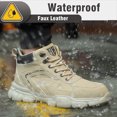 thumbnail image 6 of Sogetch Waterproof Steel Toe Work Boots for Men Women Non-Slip Industrial Construction Safety Shoes, 6 of 9