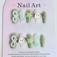 thumbnail image 1 of Pochacco-pegatinas de uñas postizas de dibujos animados, calcomanías de uñas Pochacco Kawaii, dulces y lindas, Cinnamoroll, manicura hecha a mano, regalo de parche de Ail, nuevo, 1 of 3