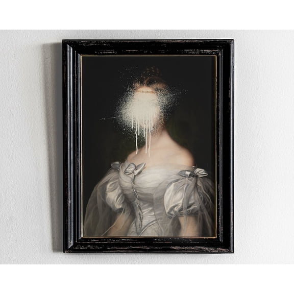 Altered Portrait Eclectic Baroque Rococo Decor Wall Art