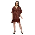 thumbnail image 3 of Moomaya Short Caftan Cover Up Dress Printed Women Kaftan Beachwear Cover Up, 3 of 6