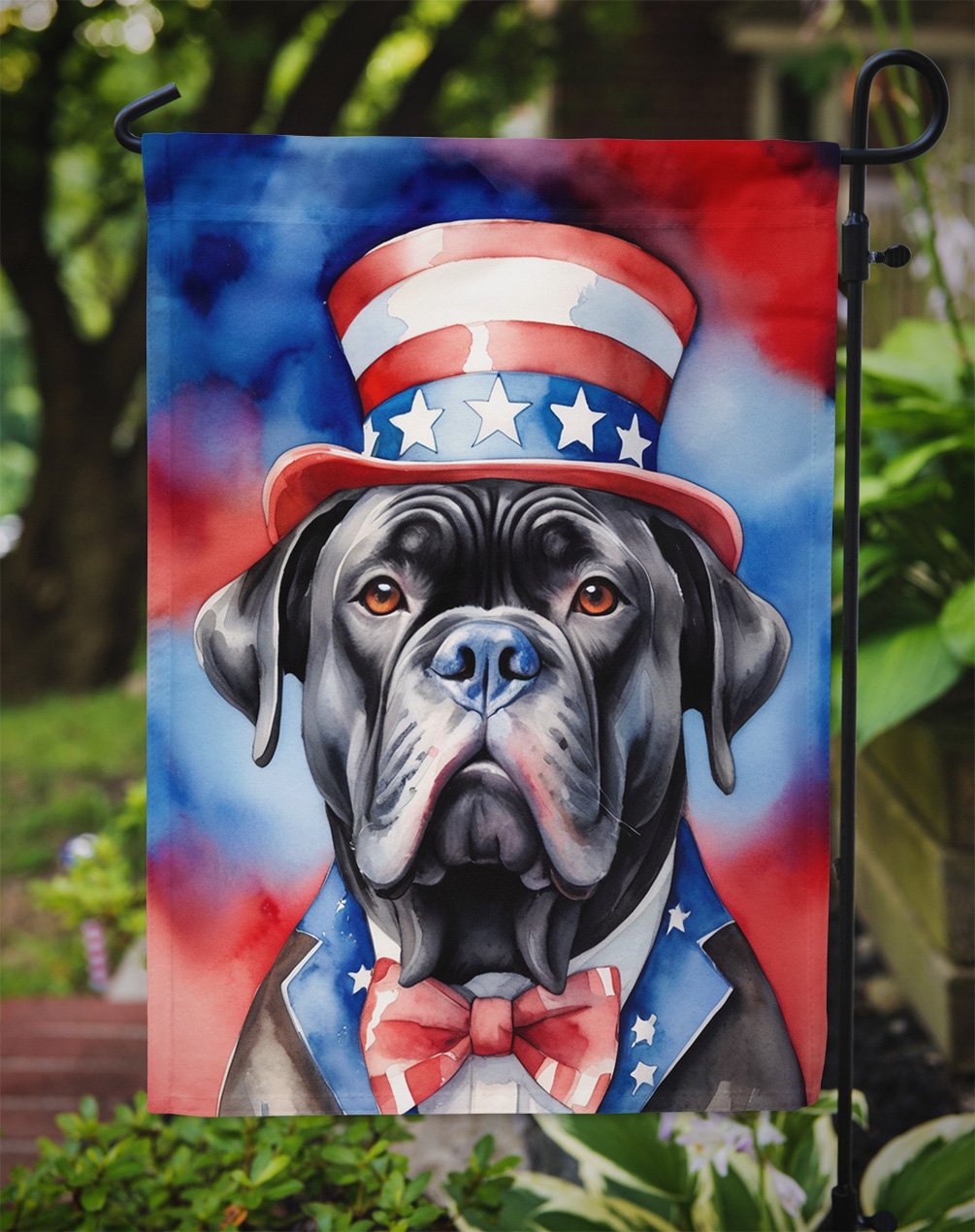 Cane Corso Patriotic Garden Flag 11.25 in x 15.5 in