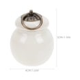 thumbnail image 2 of MEIBUTYUP Ceramic Balm Jars White Vintage Tea Canisters for Home Airtight Sealed 4Pcs, 2 of 6
