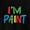 Black Paint, variant on Funny Couple T-Shirt, I Love to Finger Paint, I’m Paint, Painting Meme His and Hers Valentine's Day Matching Couple T-Shirt