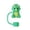 D, variant on Straw Cover Cap, Silicone Sea Animal Straw Topper, 10mm 0.4in Dust-Proof Reusable Straws Tips Lids(A)